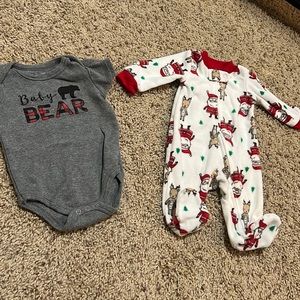 Like new/EUC 0-3M & NB Xmas Holiday bundle for baby!